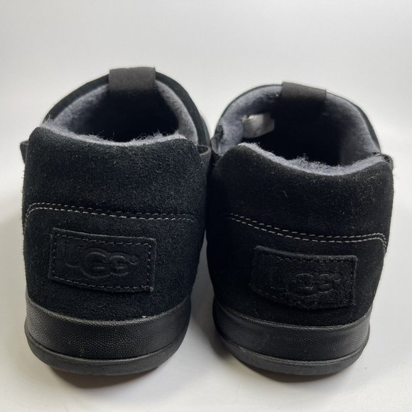 Ugg Men's 1017266 Hanz Black Ankle-High Suede Slipper Pull on  9M EUR 42 - Picture 7 of 10
